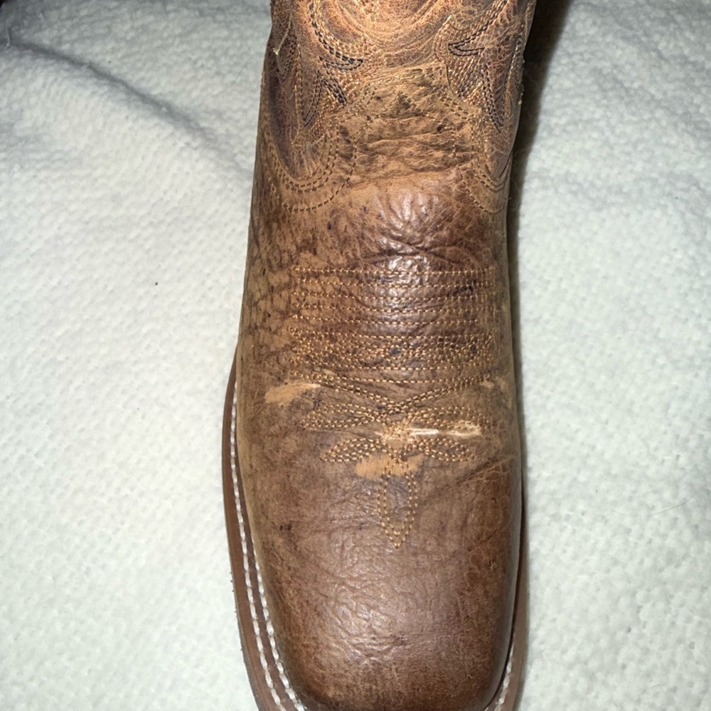 LAREDO MEN'S RUSTIC RANCHER STOCKMAN BOOTS - Picture 4 of 16